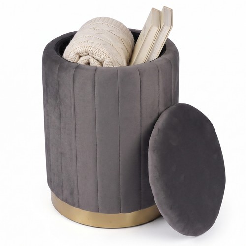 Tabouret velours pouf - en, de