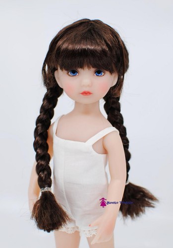 Boneka perruque tresses braun - tresses,