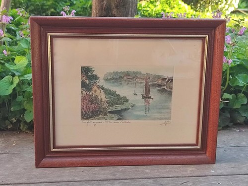 Ancienne eau forte originale - forte,