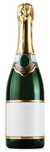 Géant bouteille champagne - géant,