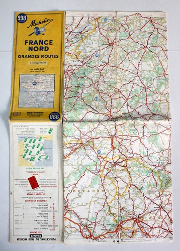 Carte michelin 1964 998 - carte,