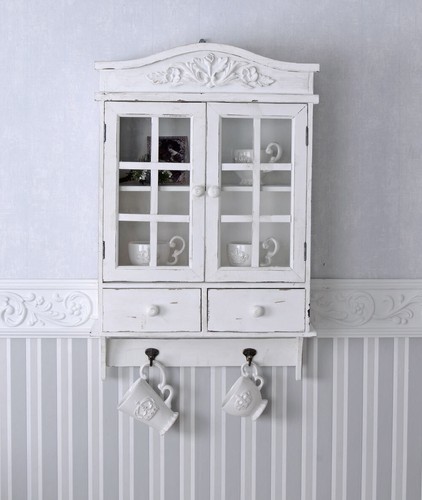 Vintage placard murale - , blanc