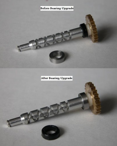 Daiwa worm shaft - worm, bearing