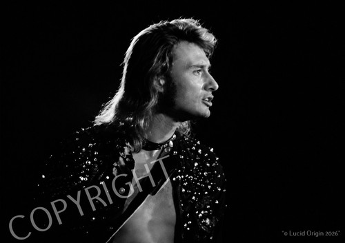 Photo johnny hallyday - a4,