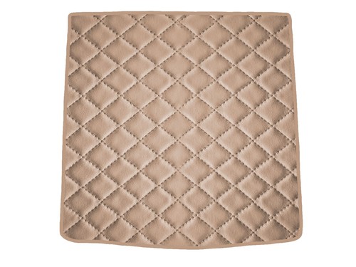 Matelassé cuir éco - cuir, beige