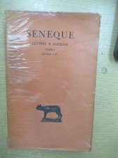 Sénèque "Lettres à Lucilius" T 1 (Livres I -IV" Bilingue Les Belles Lettres 1945