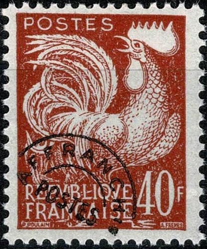 France 1959 type coq gaulois - france,