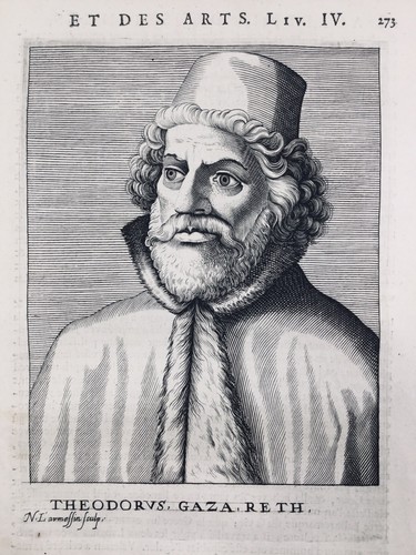 Grèce théodore gaza - théodore, 1682