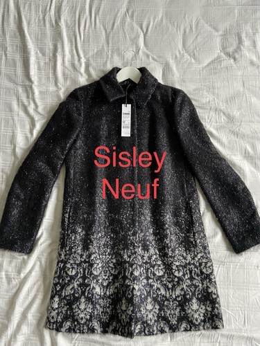 Neuve sisley veste longue - neuve,