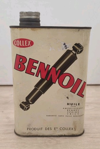 Bidon huile ancien bennoil - bidon,