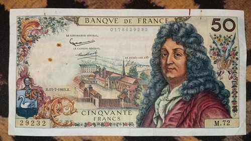 Billet francs racine - billet,
