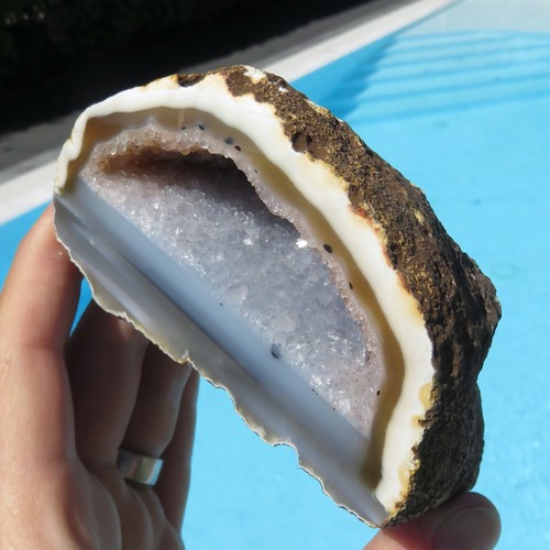 Minéraux geode d agate - minéraux,