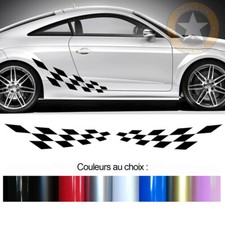 2 BANDES DAMIERS POUR AUDI TT