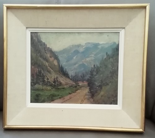 Tableau peinture huile décor - tableau,