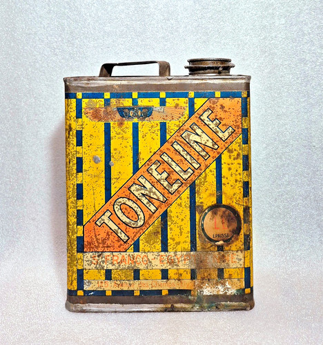 Rare bidon huile toneline - d'huile,