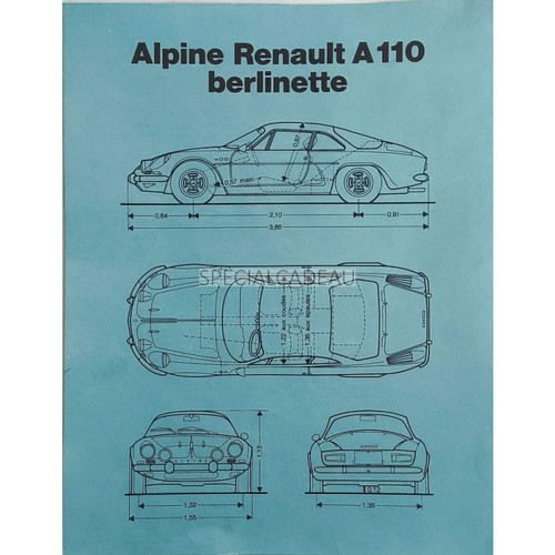 Lot documents alpine - documents, renault