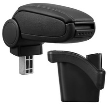 Accoudoir Central Fois Cuir Référence Noir pour Renault Megane II 2 2002-