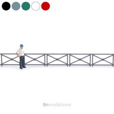 HO Lot Barrières Ville 1m 1/87 H0 Décor Modélisme Clôture Gare Train Miniature