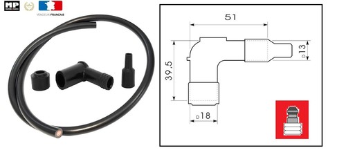Capuchon cable allumage - , haute