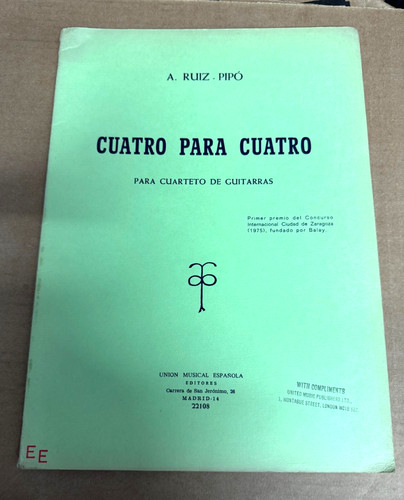 Ruiz pipo cuartro - cuartro, para