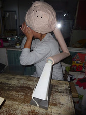 ANCIEN SECHE CHEVEUX MOULINEXAVEC CASQUE SOUPLE ROSE VINTAGE 1964