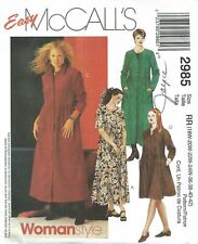 2985 PATRON " McCALL'S 4 CREATIONS ROBE DETENTE GRANDE TAILL 46 AU 60 