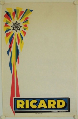 Affiche ricard anisette - ricard,
