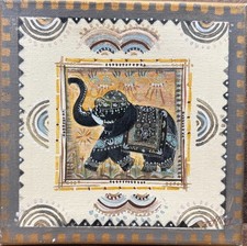 Tableau Huile sur toile - Telling - Inde éléphant.