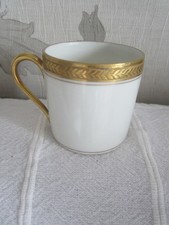 Ancienne tasse à café porcelaine Limoges EXPOSITION COLONIALE début XXème Or fin