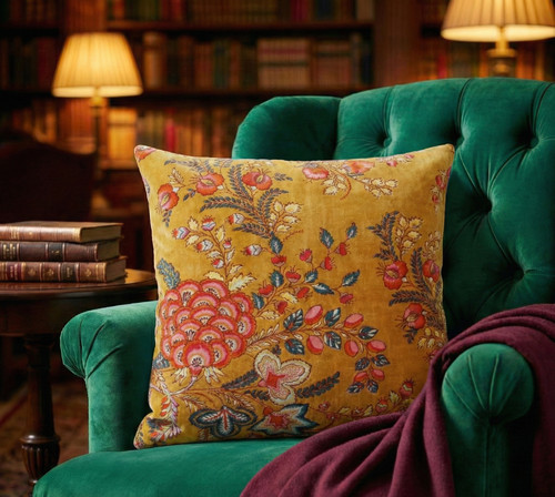 Housse coussin velours - de,
