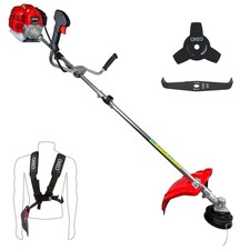 Débroussailleuse thermique - 62 cm³ - 2 temps - Débroussailleuse Essence - 2en1 