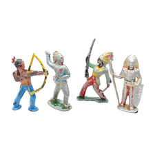Lot de 4 Figurines Western