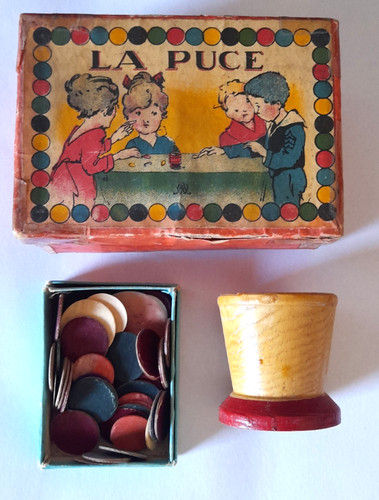 Ancien jeu puce en boite - jeu, de