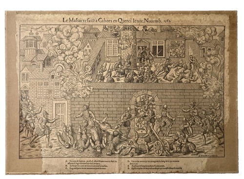 Gravure ancienne xvième - ancienne,