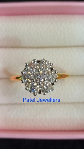 2ct coupe ronde véritable - 2ct,