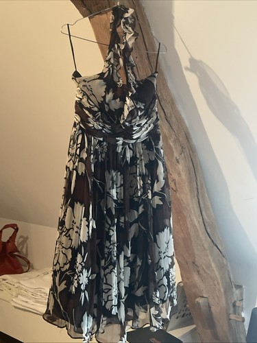 Robe cocktail soie zara dos - soie, nu