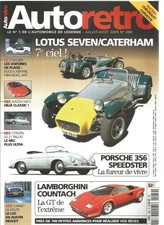 AUTO RETRO N°289 LOTUS SEVEN/CATERHAM / 356 SPEEDSTER / LAMBORGHINI COUNTACH