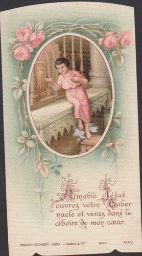 Image pieuse holy card - card, santini