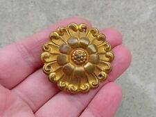 Ancienne décoration ROSACE cache clous? Cache support? en bronze ou laiton N°97