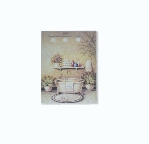 Cadre tableau bois baignoire - cadre,