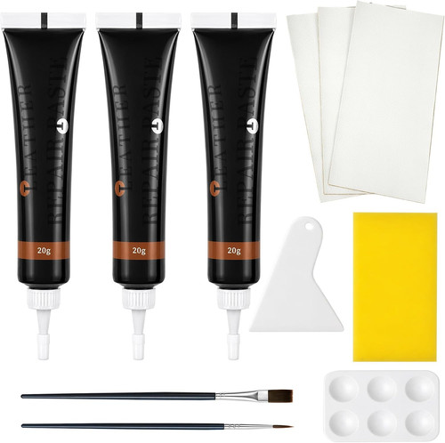 Kit reparation cuir - noir,, 60g