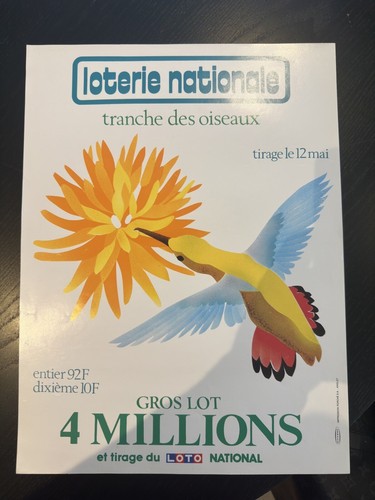 Affiche loterie nationale - affiche, &