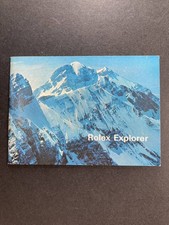 Livret japonais Rolex Explorer