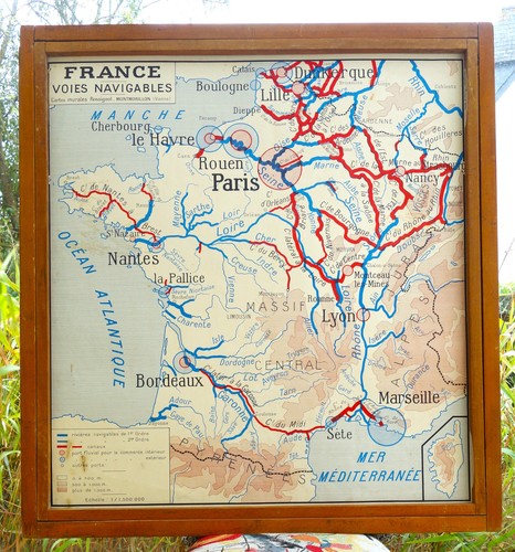 Ancienne carte géographie - ancienne,