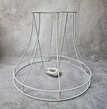 Carcasse d’Abat-Jour – Métal Blanc