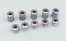BOLTS FOR CRANKSET TRIPLE 5 ARMS BOULONS ECROUS PLATEAUX PEDALIER NO CAMPAGNOLO