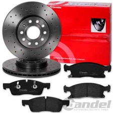 BREMBO Disques de Frein 350mm + Revêtements Avant pour Jeep Grand Cherokee 4 Sem