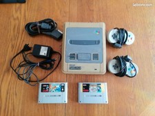 console super nintendo pack 2 manettes avec jeux