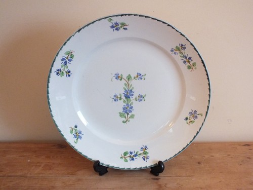 Plat rond terre fer - plat, de