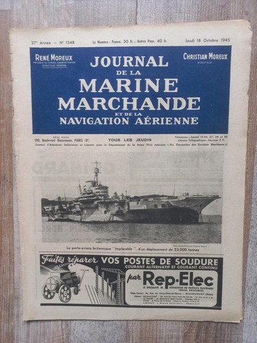 Journal marine marchande - de,